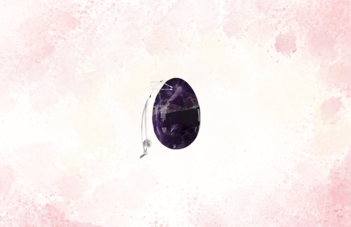 Yoni Stein Amethyst Grösse S