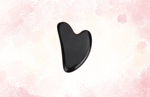 Gua Sha Massagestein Obsidian