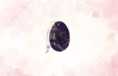 Yoni Stein Amethyst Grösse M
