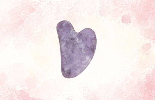 Gua Sha Massagestein Amethyst